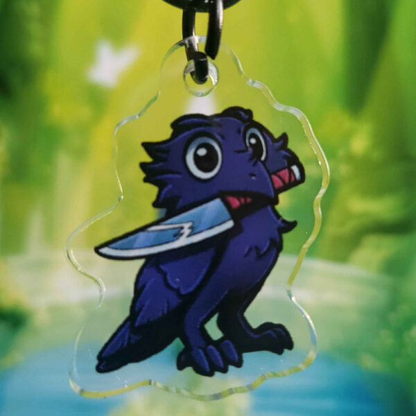 Crow Knife - Acrylic Charm