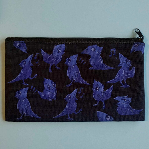 Crow Pouch | Pencil / Cosmetic Pouch - Image 2