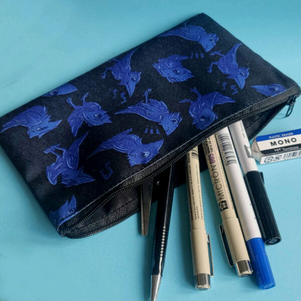 Crow Pouch | Pencil / Cosmetic Pouch