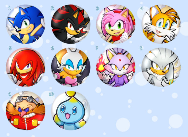 Sonic Buttons (38mm) - Image 2