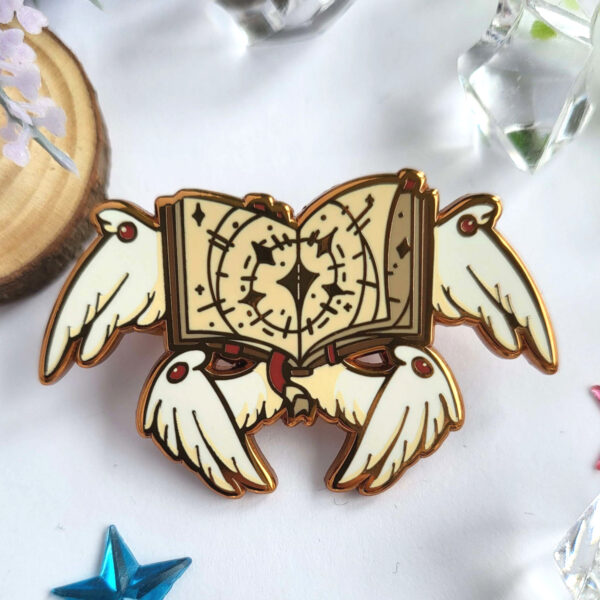 Angelic Weaponry - Tome - Enamel Pin