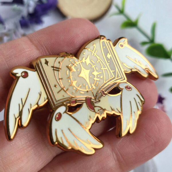 Angelic Weaponry - Tome - Enamel Pin - Image 2