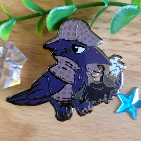Crowfully Menacing - Detective - Enamel Pin