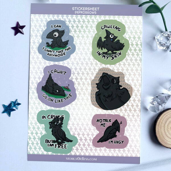 Depressows - Stickersheet