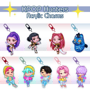 KPOP Hunters Acrylic Charms