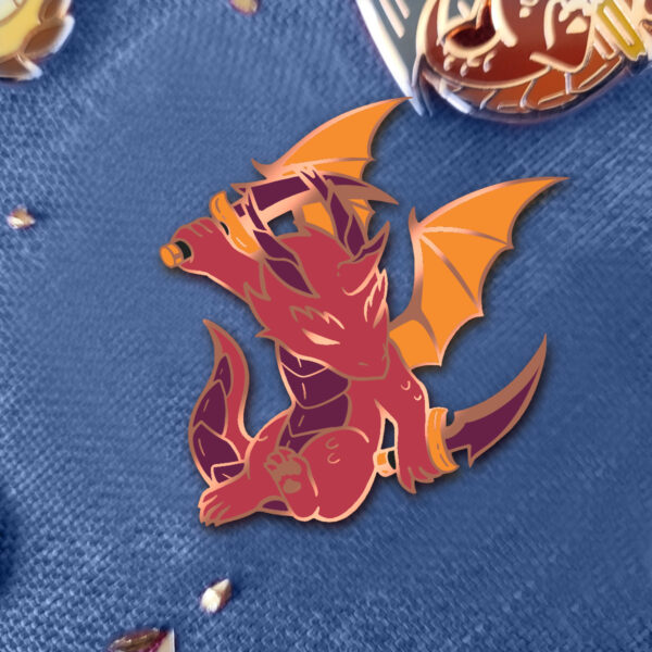 Dragons & Weapons - The Stealthy- Enamel Pin (PRE-Order)